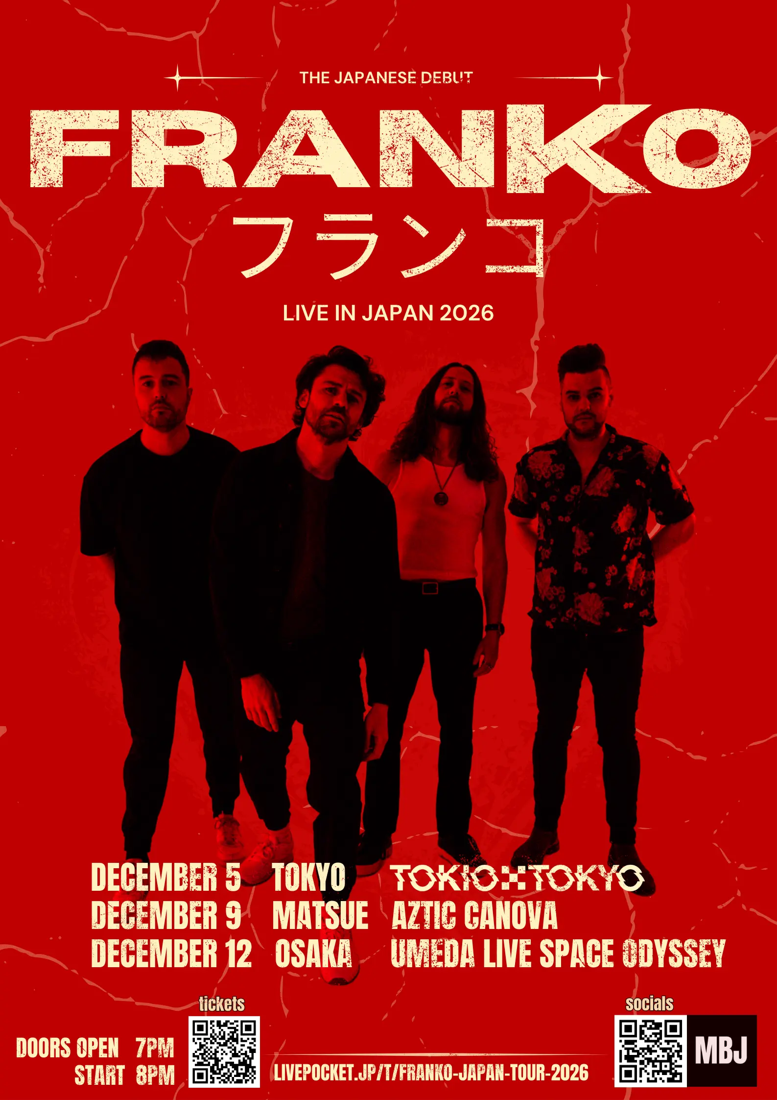 FRANKO JAPAN TOUR 2026