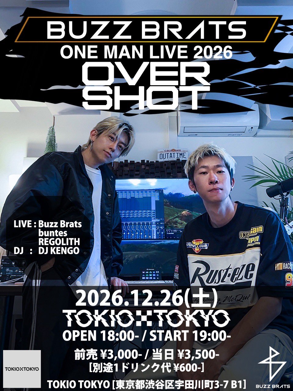 Buzz Brats ONEMAN LIVE 2026 「OVERSHOT」